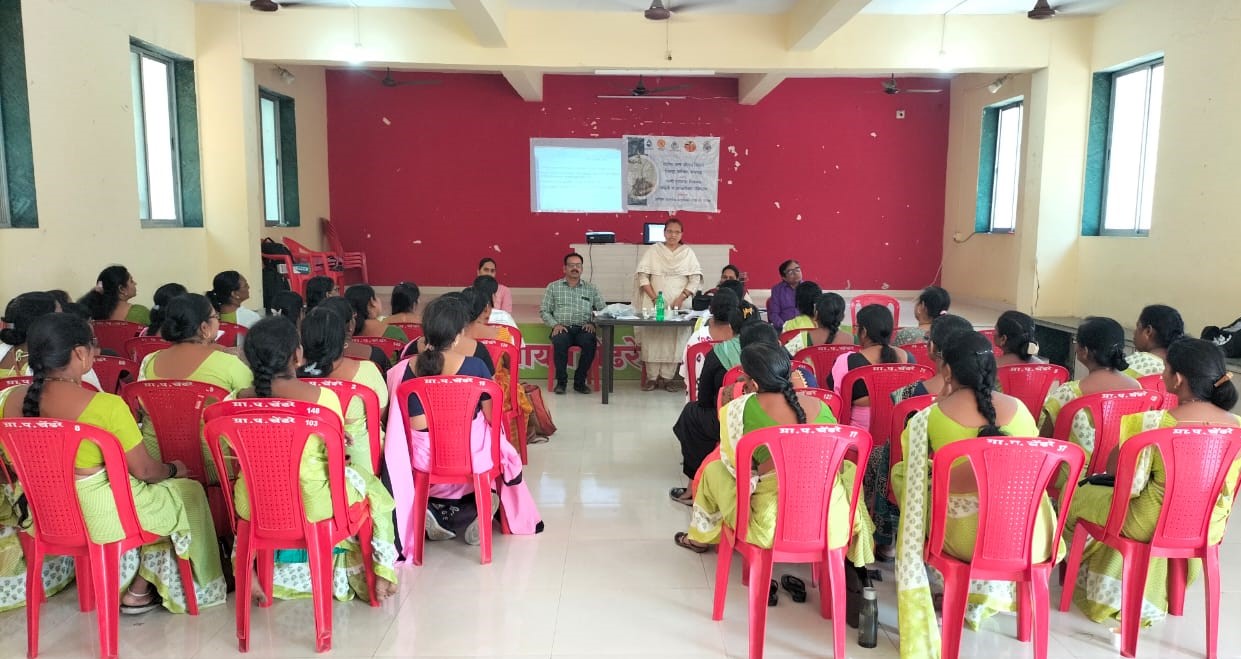 पाणी गुणवत्ता तपासणी गावातील महिलांचे प्रशिक्षण संपन्न