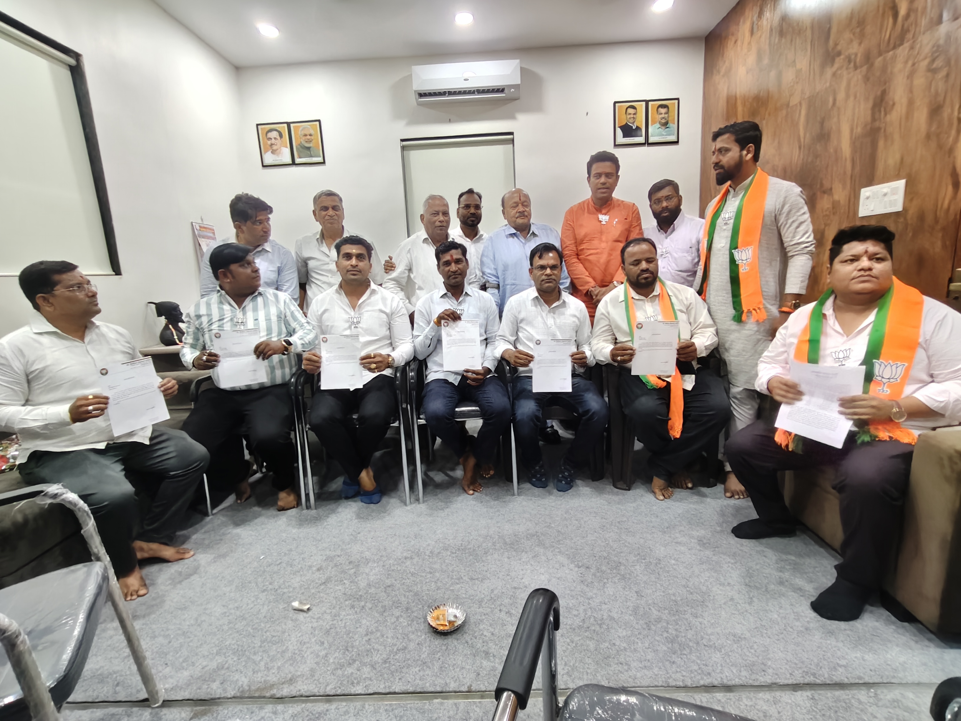 भाजपच्या १२ मंडळ अध्यक्षांची नियुक्ती