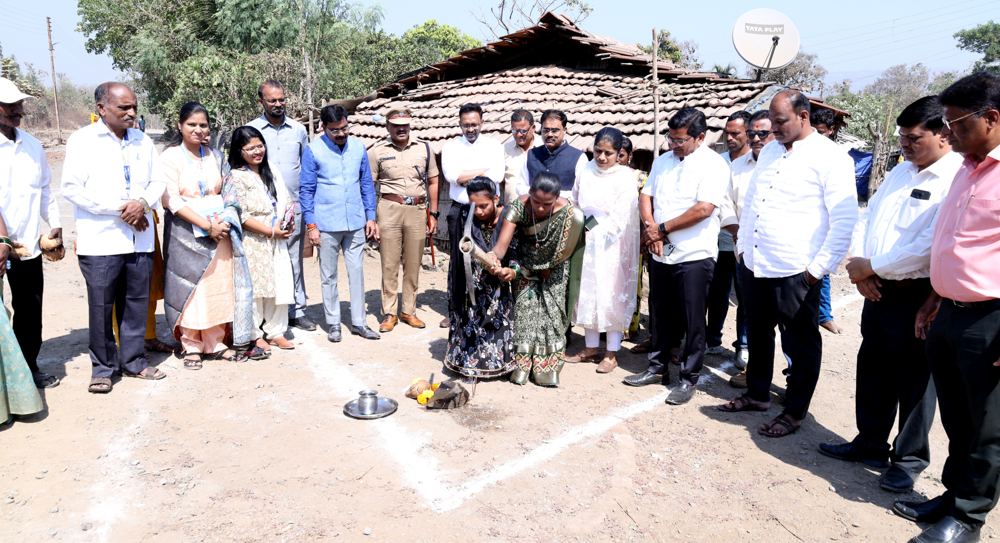 रायगड जिल्ह्यात २० हजार ४८९ घरकुलांचे महिलांच्या हस्ते भूमिपूजन 