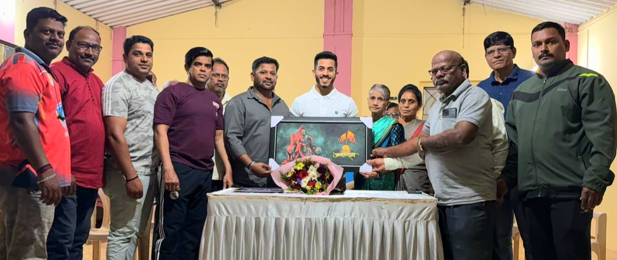 शरीरसौष्ठवपटू प्रणव पुजारीचा सत्कार